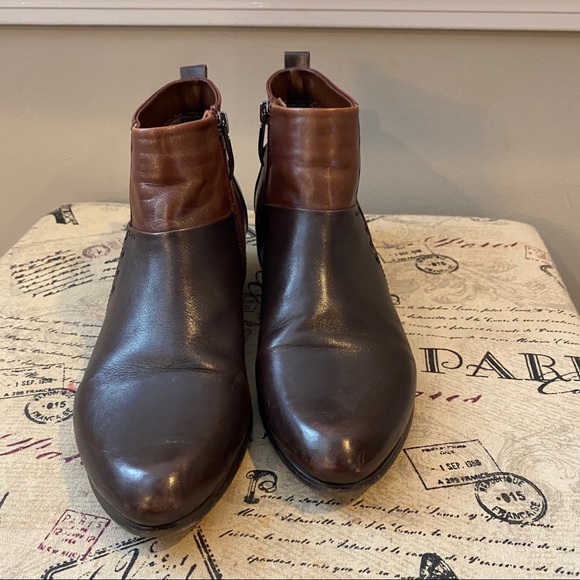 Regarde Le Ciel Leather Patchwork Ankle Bootie 9 - Picture 8 of 15